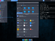 Xfce Debian 9 XFCE Dark Blue